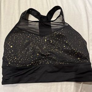 Black gold circles and stars.